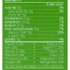 Nutrition Facts Dark Green Label Back